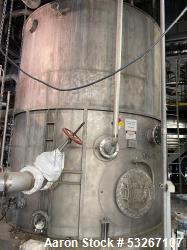Used 14,000 Gallon 316L Stainless Steel Vertical Tank – Erected Steel Products, API-650, Built 2012