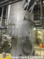 Used 9,000 Gallon 316L Stainless Steel Vertical Tank – Erected Steel Products, API-650, Built 2012