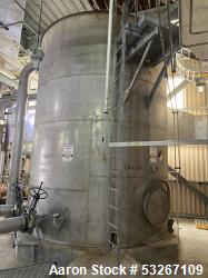 Used 16,000 Gallon 316L Stainless Steel Vertical Tank – Erected Steel Products, API-650, Built 2012