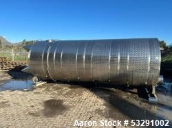 Make offer! New Unused Saturn Stainless Industries 6500 Gallon Tank, 304 Stainle