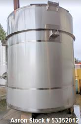 Unused- ICC-Northwest Stainless Steel Mix Tank, Approximately 6813 Gallons,
