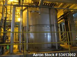 Used-Tank, 10,000 gallon Stainless steel. Flat top and bottom.