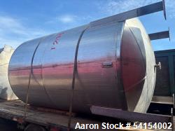Used Tank, 6000 Gallon, 316 Stainless steel, Vertical