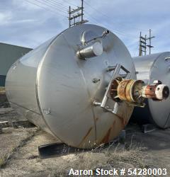 Used Cherry Burrell Jacketed Mix Tank. 7,500 Gallon, Stainless steel.