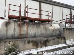 Used Horizontal Insulated Stainless Steel Tank, Approx. 8,000 Gallon. Approx. 22' long x 102" wide x 126" height. Has intern...