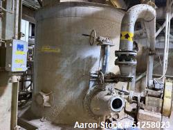 Used 7,500 Gallon Alloy Fabricators Stainless Steel Tank. 304L Stainless steel. Approximately 12' diameter x 9' tall. Flat t...