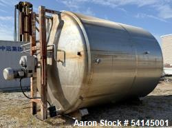Food-Grade Stainless Steel Jacketed Mix Tank – 5,000 Gallon Crepaco