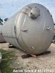 Unused Crown Iron Works 12,700 Gallon 316L Stainless Steel Vertical Process Vessel – ASME 15 PSI/Full Vacuum