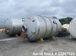 Crown Iron Works Co. 6,000 gallon 304L stainless steel vertical tank.