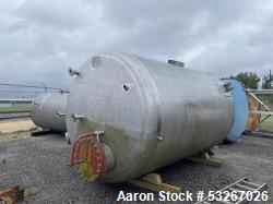 Crown Iron Works Co. 6000 gallon 316L stainless steel vertical pressure tank.