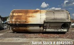 Used DCI 12,000 Gallon 304 Stainless Steel Storage Tank | Jacketed | Cone Bottom | Skirt Mounted | Built 1997