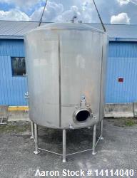 Used- 6,000 Gallon Feldmeier Jacketed, Insulated, 304 Stainless Steel Tank