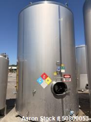 Used Feldmeier 7,000 Gallon Stainless Steel Storage Tank – Single Wall Flat Bottom Process Vessel