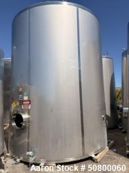 Used Feldmeier 14,000 Gallon Stainless Steel Mix Tank with Lightnin Agitator – Single Wall Process Vessel