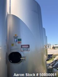 Used Feldmeier 6,000 Gallon Stainless Steel Mix Tank with Lightnin Agitator – Single Wall Process Vessel