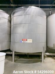 Used Feldmeier Approximate 5,000 Gallon Stainless Steel Tank. Previously held water for RO.