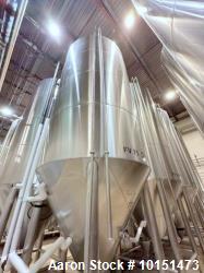 Used-JV Northwest (ICC) Stainless Steel Jacketed Vessel.  304 stainless steel; 200BBL, (Approximately 6,200 Gallon); 8'10" d...