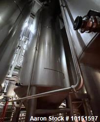 Used Mueller Stainless Steel 400 BBL Fermenter | Large Capacity Jacketed Tank