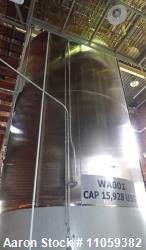 Mueller 15,000-Gallon Brewery Storage Tank | Stainless Steel Construction