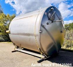  Paul Mueller 6000 Gallon Stainless Steel Vertical Storage Tank. Overall Dimensions are approx. 11W ...