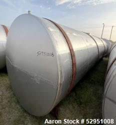  Tolan Horizontal Tank, 5,800 Gallons, Stainless Steel. Approximate 78" diameter x 24' long, slight ...