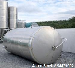 Used 5,000 Gallon Stainless Steel Tank | Insulated 304SS Vertical Brewery Vessel w/ CIP