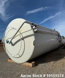 Used Walker 10,000-Gallon 304 Stainless Jacketed Process Tank | 150 PSI | Skirt Mount | Built 2005