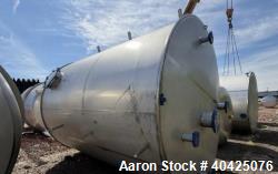 Unused Watson Metal Masters 7,500 Gallon 304 Stainless Steel Tank – 122" Diameter x 153" Straight Side – Built 2021