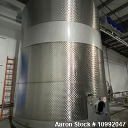 Used-26,000 Gallon Westec S/S Vertical Jacketed Storage 
Tank