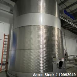 Used-26,000 Gallon Westec S/S Vertical Jacketed Storage 
Tank