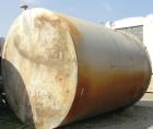 Used- 11,900 Gallon Vertical Stainless Steel Tank. Interior dimensions 140
