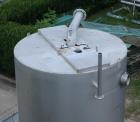 Used 5,000 gallon Andritz vertical 304L Stainless Steel, Conical Bottom Tank.
