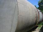 Used-Approximate 10,000 gallon vertical 304 stainless steel tank. 10' Diameter x 16' straight side. With flat top and sloped...