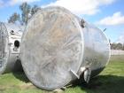 Used- 10,000 Gallon Stainless Steel Vertical Agitated Tank