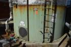 Used- 15,000 Gallon (Approximately) Stainless Steel Tank. Dished top, cone bottom. 12 foot diameter x 20 foot straight side....