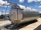 Used-Approximately 20,000 Gallon 304 Stainless Steel Vertical Tank