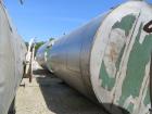 Used-Approximately 15,000 Gallon Vertical 304 Stainless Steel Tank