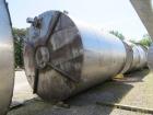 Used-Approximately 15,000 Gallon Vertical 304 Stainless Steel Tank