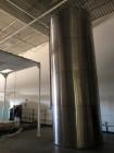 Used Approximately 6,500 Gallon Stainless Steel Mix Tank.7'6