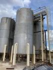 Approx 22,000 gal (80 cu m3) Vertical 304L Stainless Steel Mix Tank.