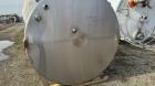 Used-BCast Stainless Products Stainless Steel Mix Tank.  304 stainless steel; Vertical ; Approximately 6,000 Gallon;  7'6