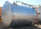 Used Approximately 8,400 Gallon (200 BBL) Stainless Steel, Jacketed Tank. Approximate 10' diameter. x 18'6