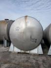 Used-Approximately 15,000 Gallon 316 Stainless Steel Horizontal Storage Tank.  Approximately 10' diameter x 24' straight sid...