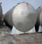 Used-Approximately 15,000 Gallon 316 Stainless Steel Horizontal Storage Tank.  Approximately 10' diameter x 24' straight sid...