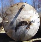 Used- Tate Metal Works 15,200 Gallon Stainless Steel Storage Tank