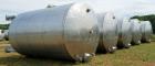 Used- 15,000 Gallon 304 Stainless Steel Agitated Tank.