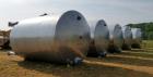 Used- 15,000 Gallon 304 Stainless Steel Agitated Tank.