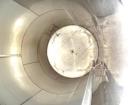 Used- 15,000 Gallon 304 Stainless Steel Agitated Tank.