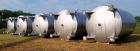 Used- 15,000 Gallon 304 Stainless Steel Agitated Tank.