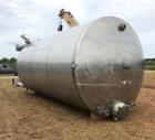 Used 11,500 Gallon Stainless Steel Mixing Tank.